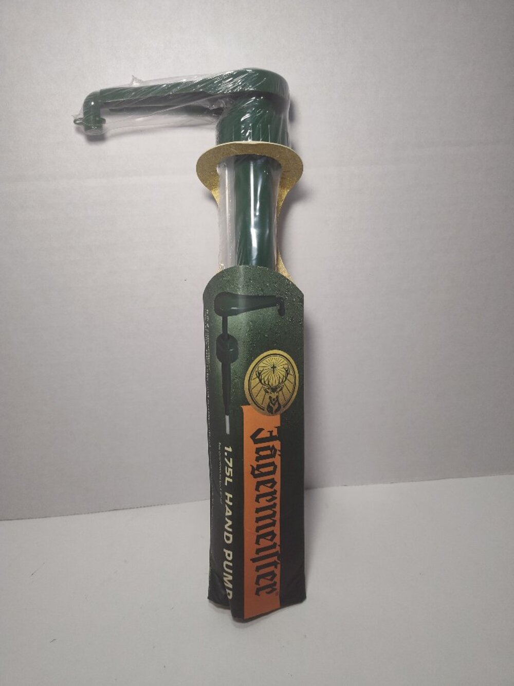 Jagermeister 1.75L Bottle Hand Pump Liquor Dispenser Green New Sealed